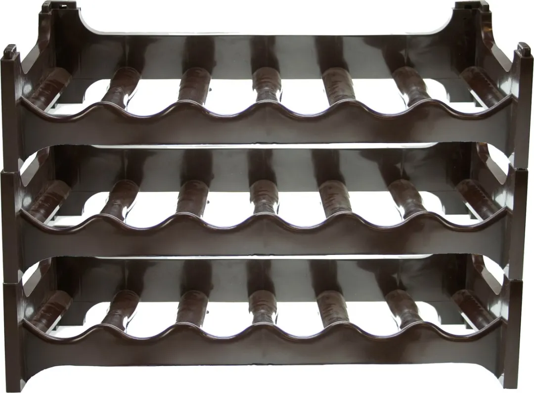 Cosy&Trendy Wijnrek Stapelaar 30 Flessen - 5x6 Stuks - Bruin