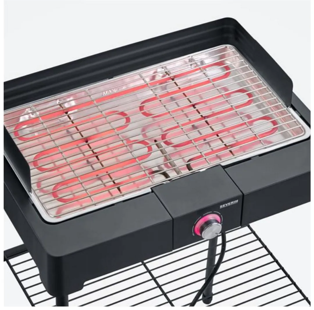 Severin PG8566 Elektrische Barbecue 2200W - Zwart - afbeelding 6 van 6