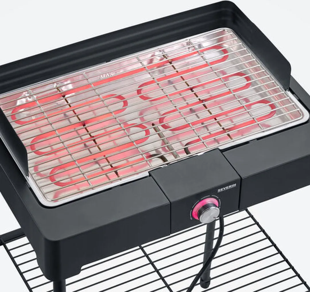 Severin PG8566 Elektrische Barbecue 2200W - Zwart