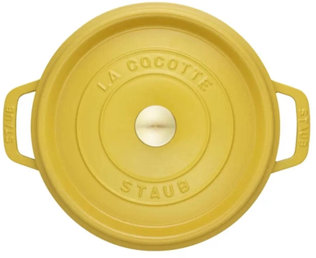 Staub Cocotte Rond 24cm - Geel