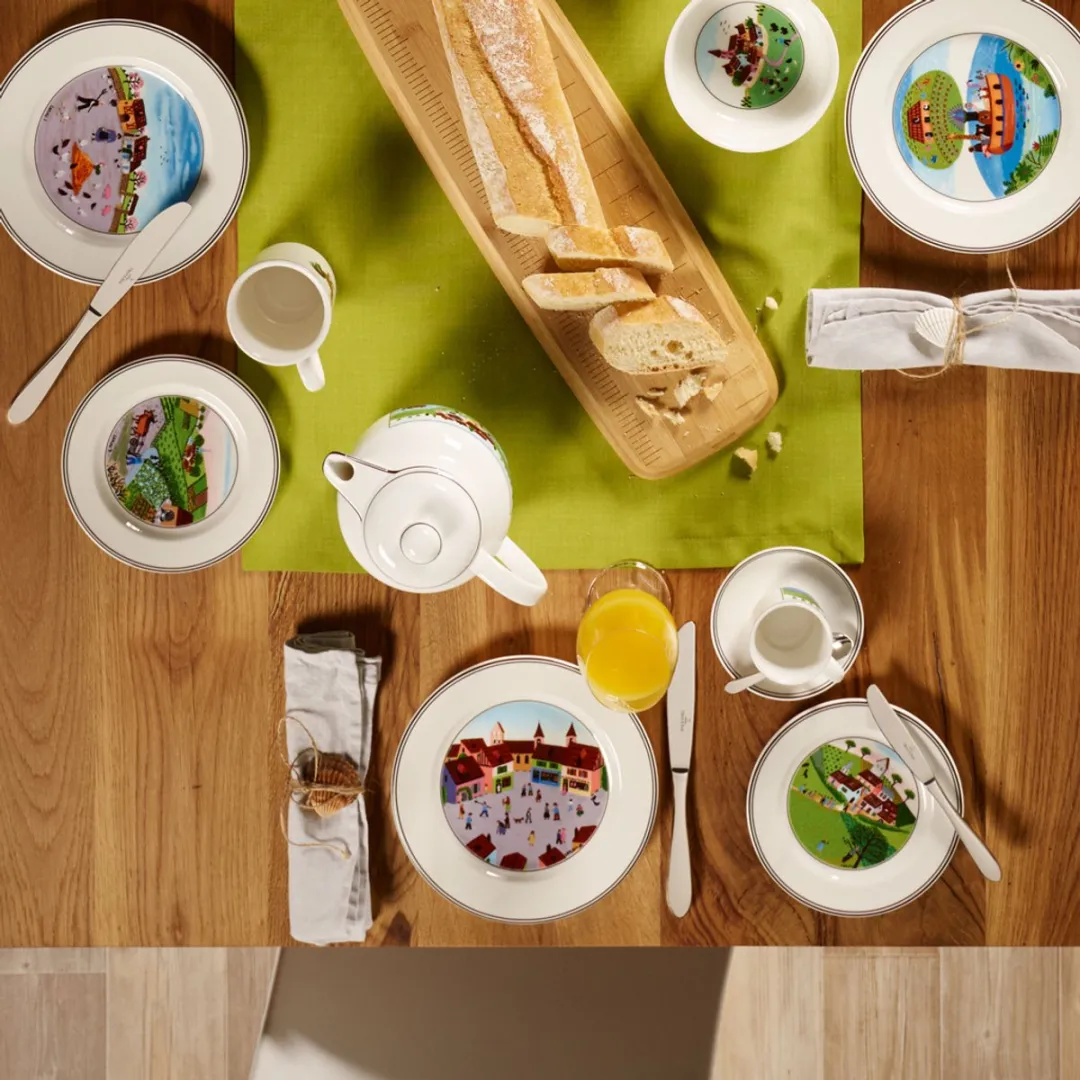 Villeroy & Boch Dorf Design Frühstücksteller - Ø21cm - Gekleurd