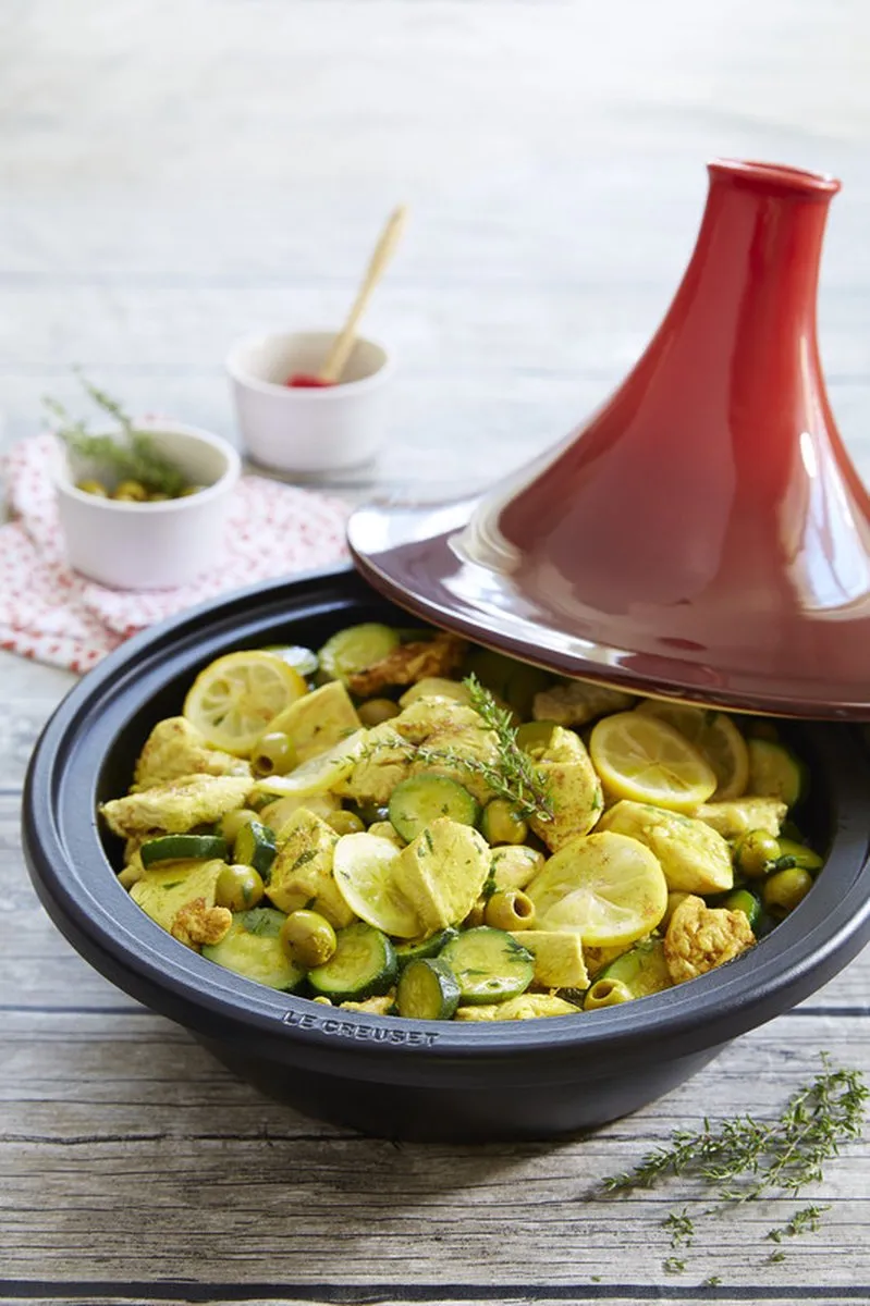 Le Creuset Tajine Tradition 25138310600422 - Ø31cm - Kersenrood - afbeelding 6 van 6