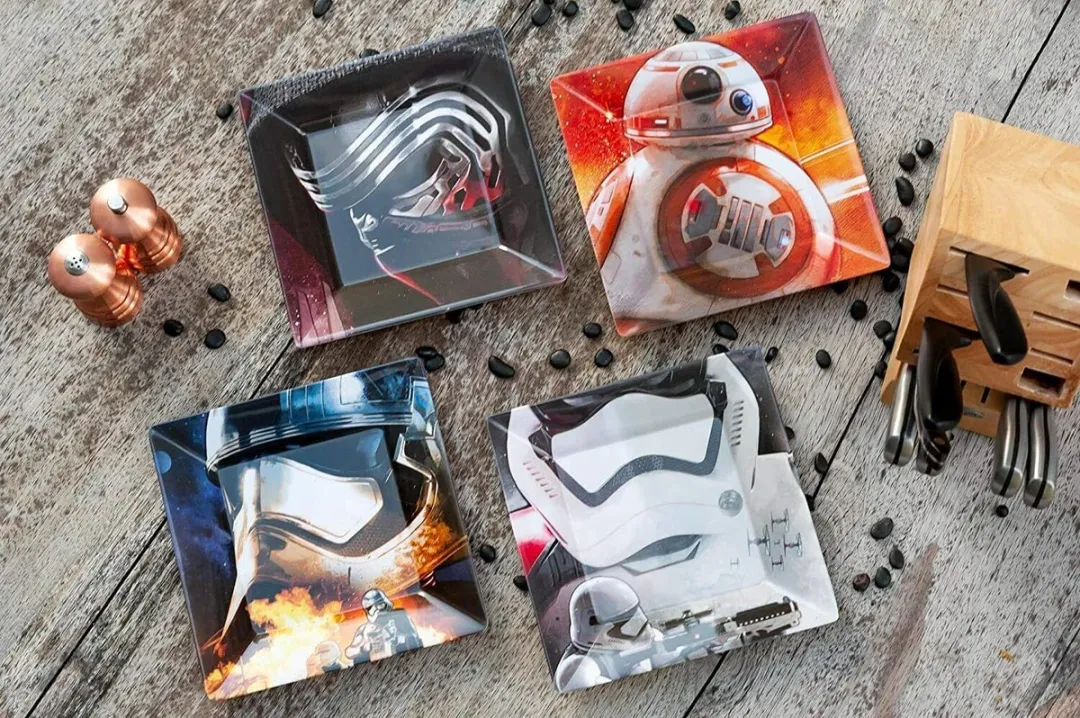 Funko Star Wars Melamine Bord 4-Set - Ø20cm - Veelkleurig