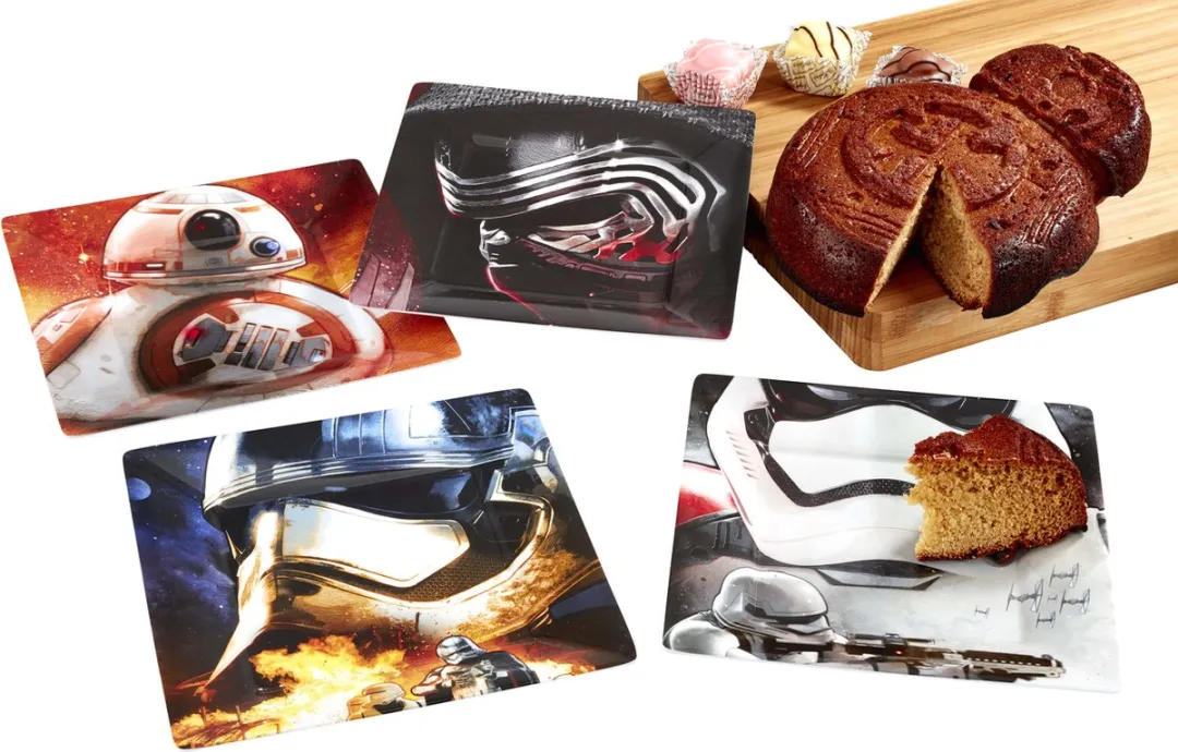 Funko Star Wars Melamine Bord 4-Set - Ø20cm - Veelkleurig