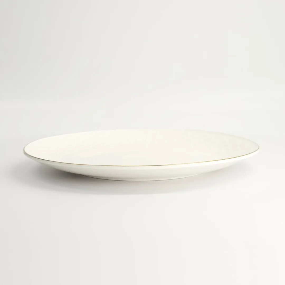 Tokyo Design Studio Nippon White Gold Rim Plate 27.5cm - Ster