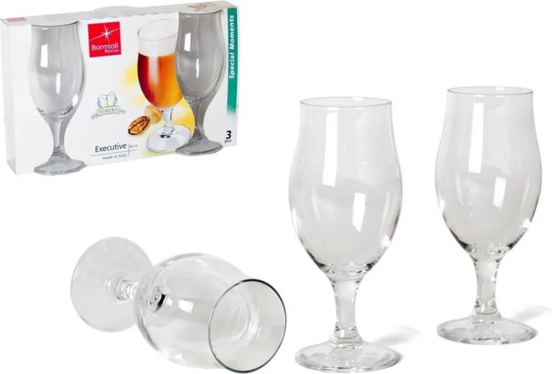 Bormioli Rocco Bierglazen 260ml - 3 Stuks