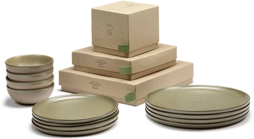 Serax Sergio Herman Surface Serviesset Camogroen 12-delig - MPN B9920101B - afbeelding 6 van 6