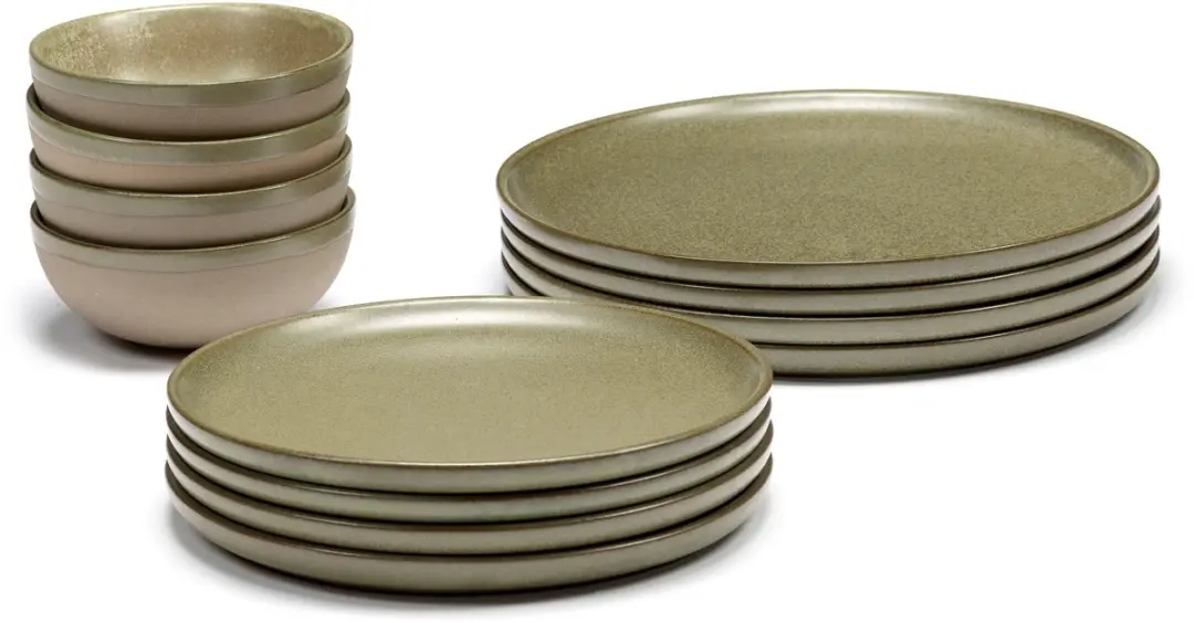 Serax Sergio Herman Surface Serviesset Camogroen 12-delig - MPN B9920101B