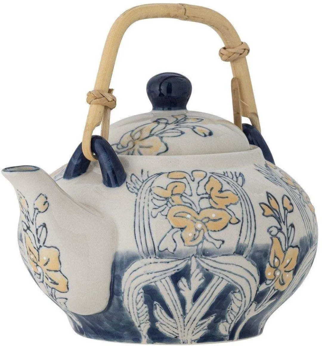 Bloomingville Myah Theepot - 800ml - Blauw
