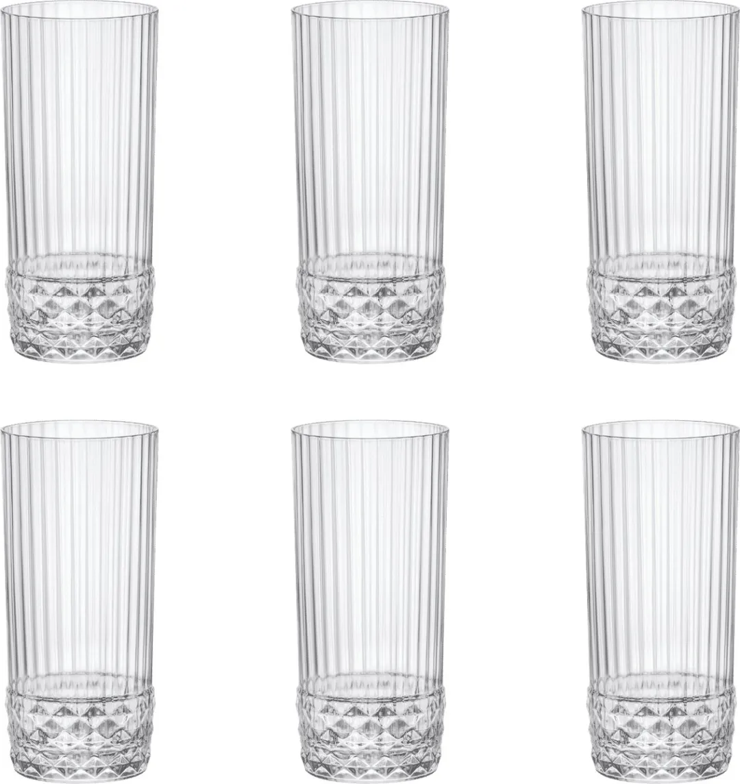 Bormioli Rocco America's Cocktailglas Set - 24cl - 6 Stuks