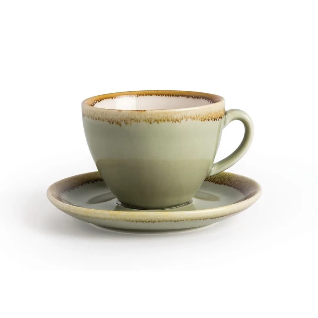 Olympia Kiln Cappuccinoschotels Mosgroen 14cm - 6 Stuks