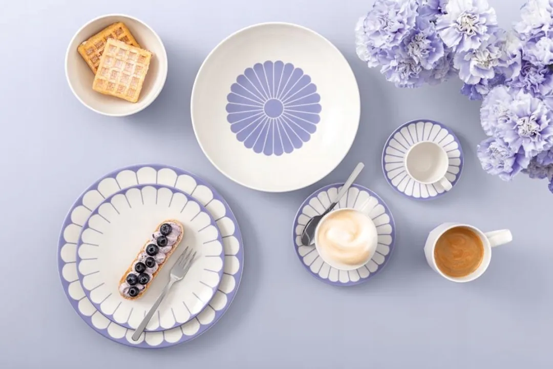 Villeroy & Boch Fleur Liliën Koffiekop - 0,16L - Lila - afbeelding 4 van 4