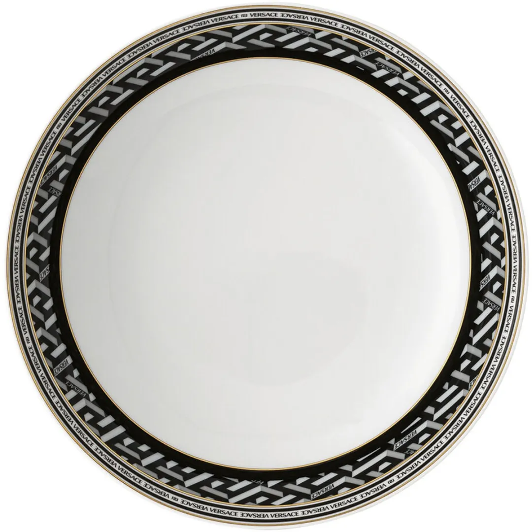 Rosenthal Versace La Greca Signature Soepbord - 22 cm - Zwart