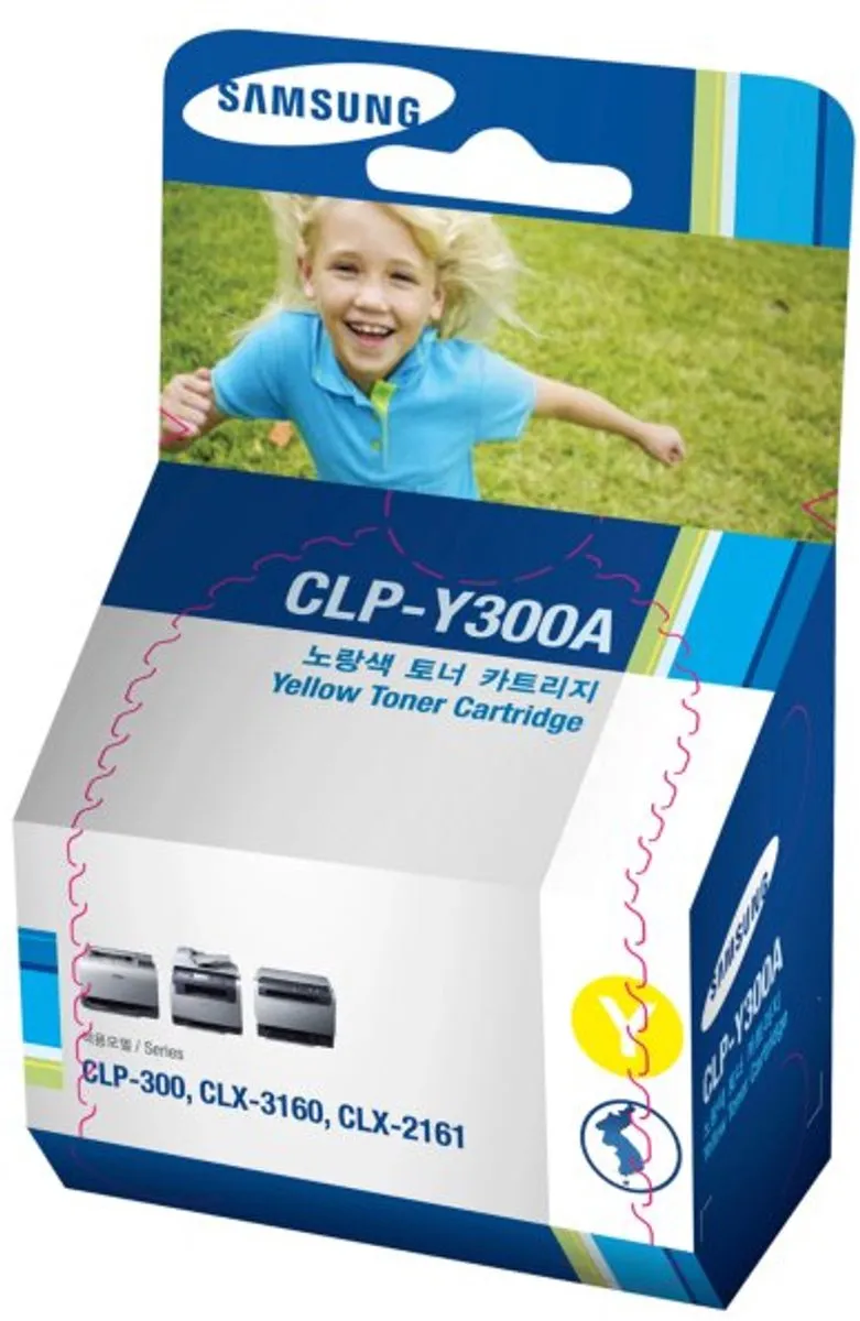 Samsung CLP-Y300A Geel Toner - 1000 Pagina's