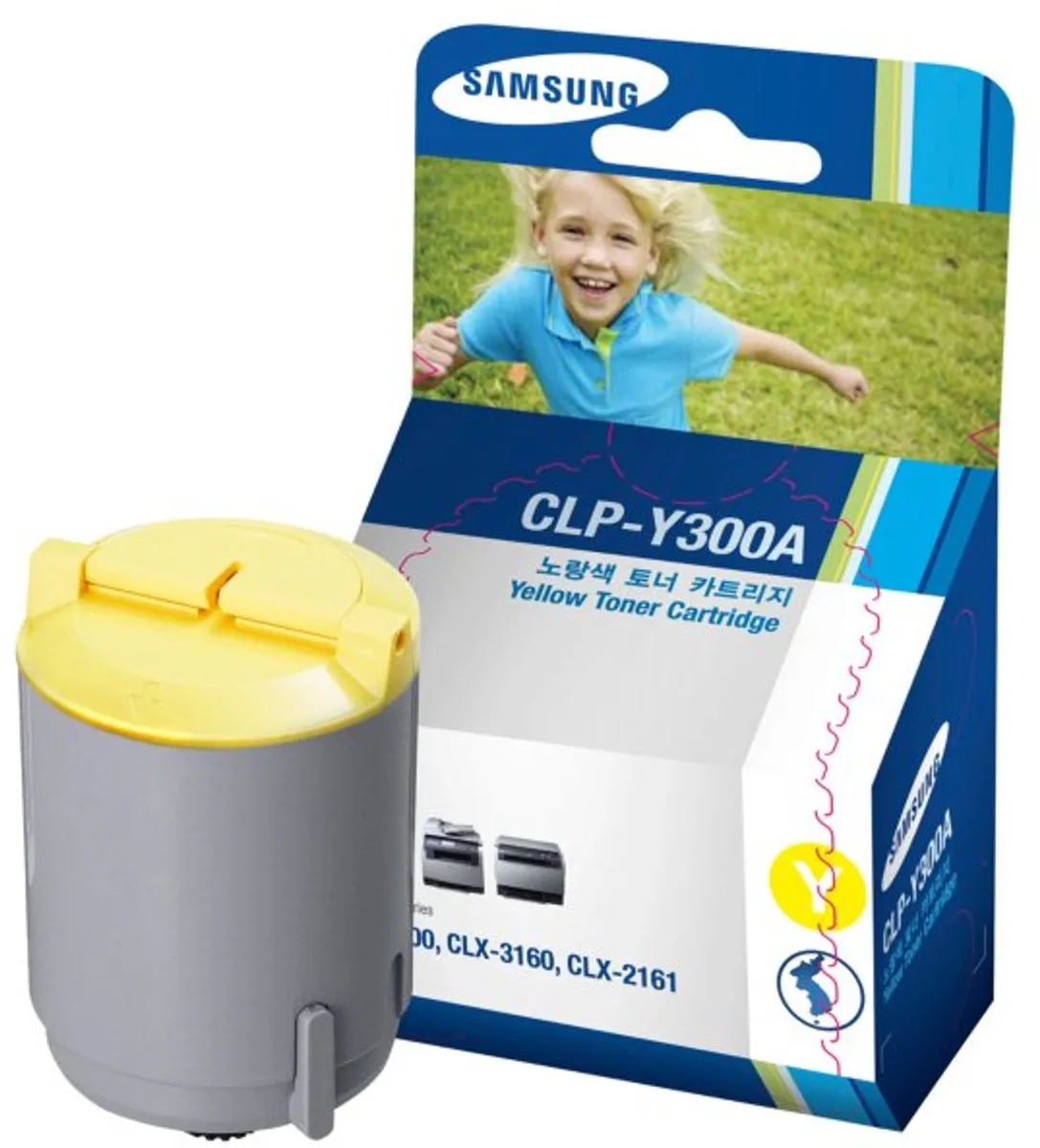 Samsung CLP-Y300A Geel Toner - 1000 Pagina's