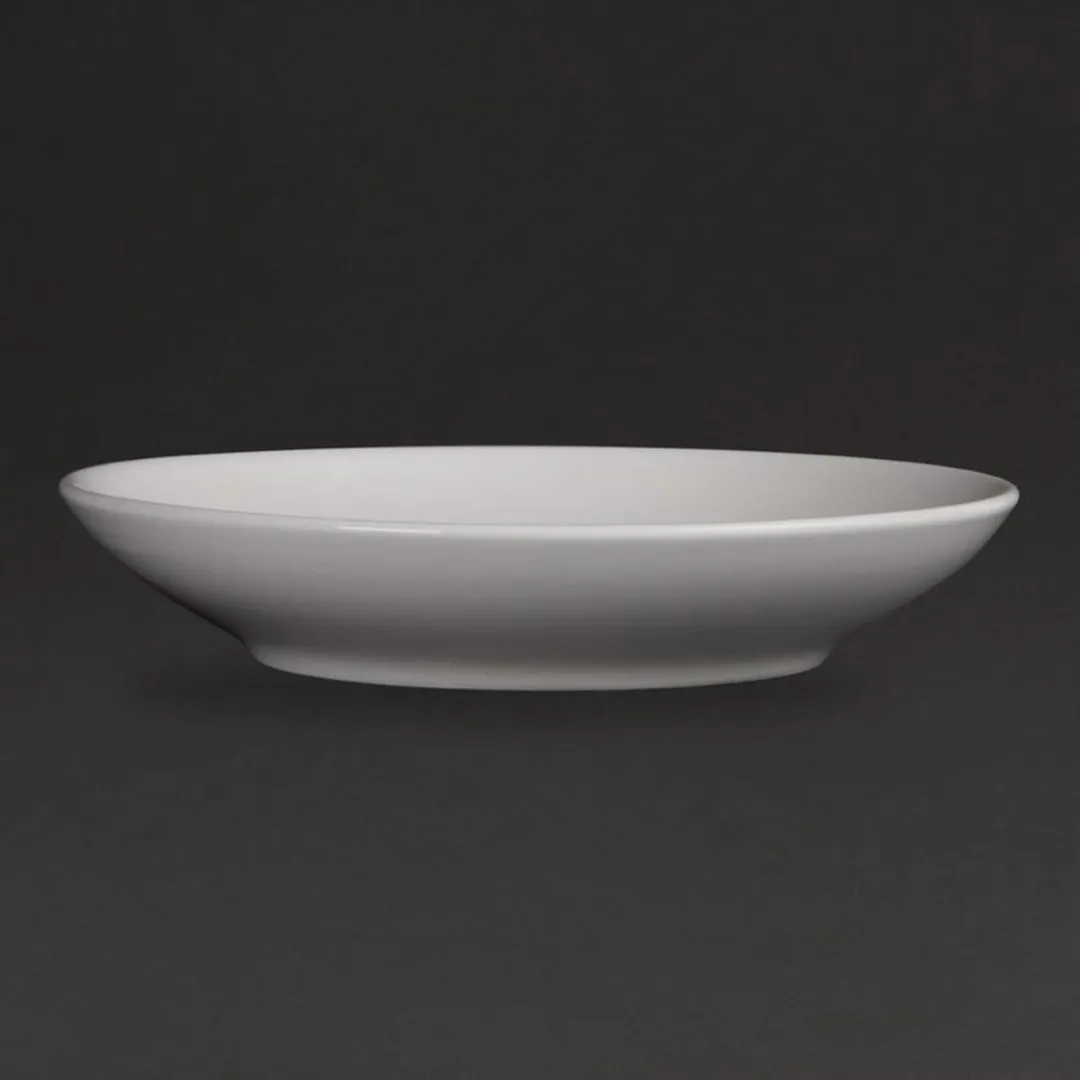 Olympia Whiteware Diepe Bord 26cm CM187 - 6 Stuks