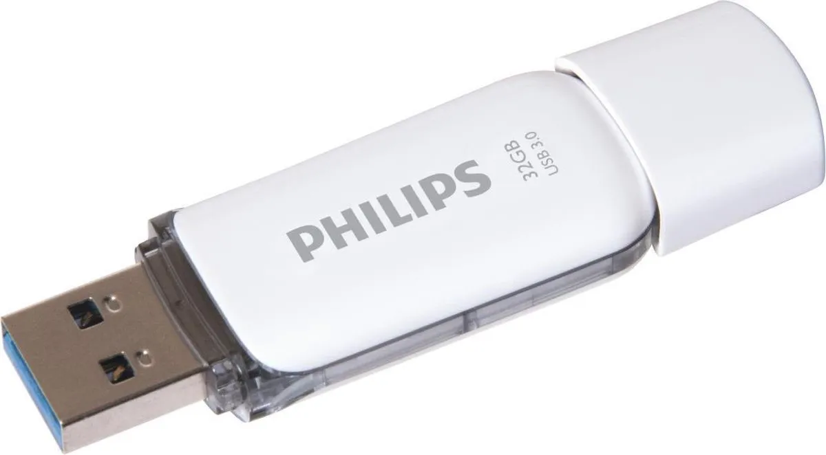 Philips FM32FD75B USB-Stick 32GB - Snow Grijs