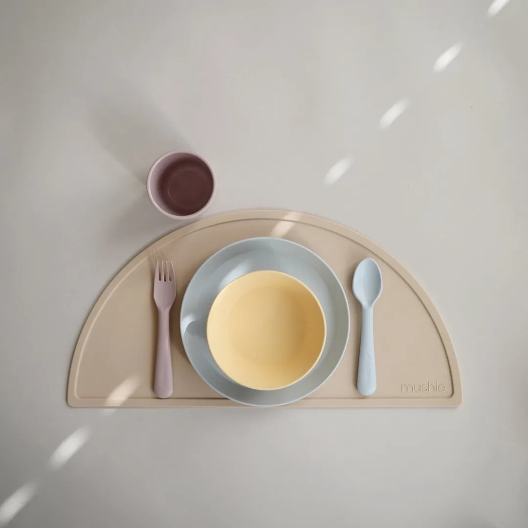 Mushie Kom Rond Set - 2 Stuks Caramel