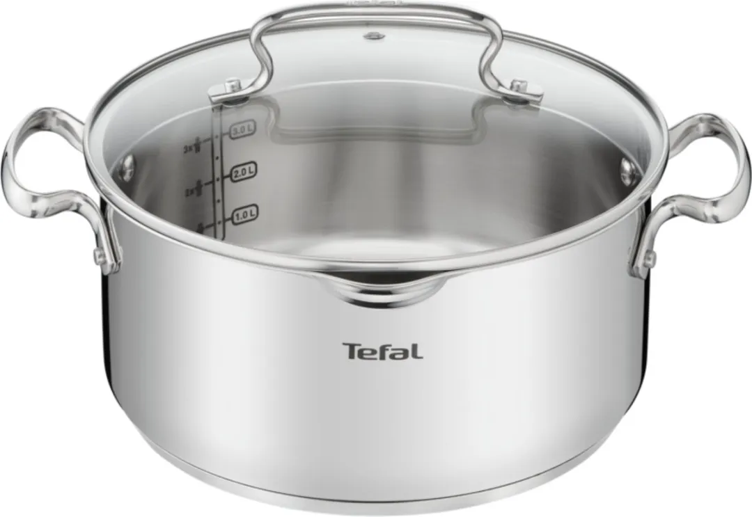 Tefal Duetto+ G7194636 Steelpan 24cm - Roestvrijstaal