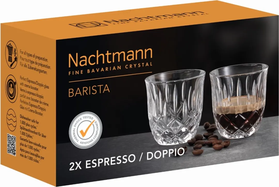 Nachtmann Noblesse Barista Espresso-/Doppioglas 90ml - 2 Stuks