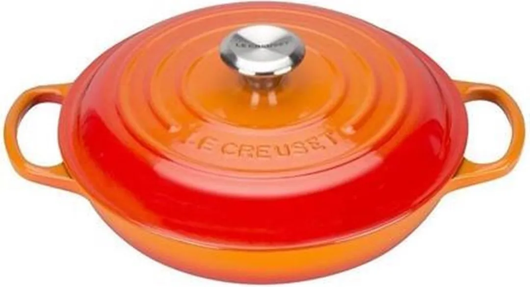 Le Creuset Braadpan Campagnard Ø26cm - Gietijzer - Oranjerood