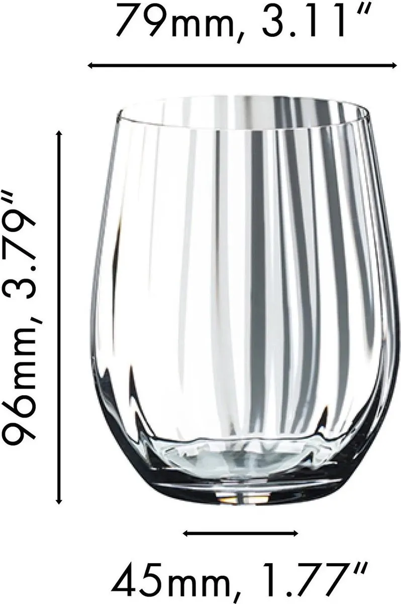 Riedel Optical O Whiskyglazen 2020 - 2 Stuks
