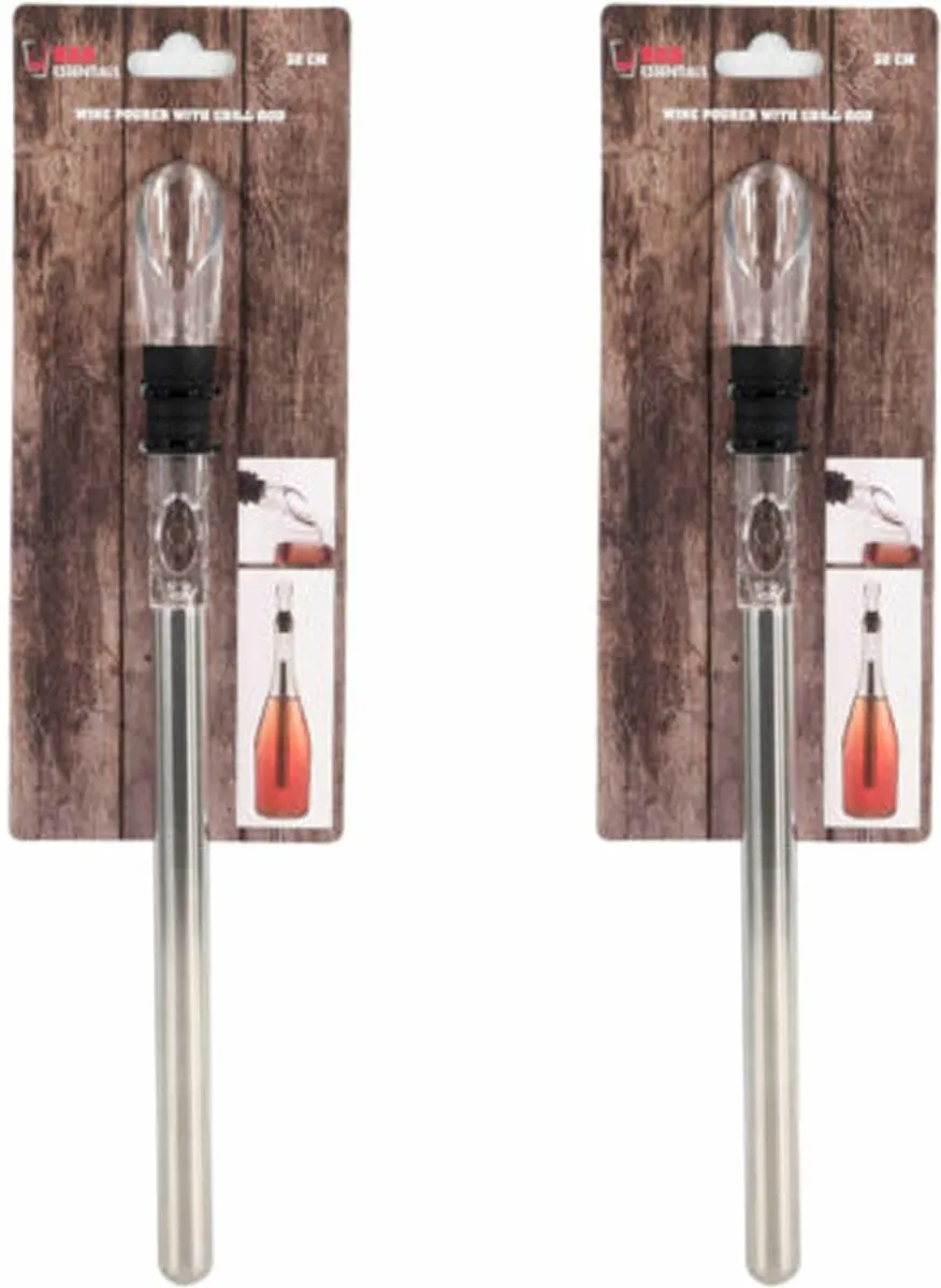Svenska Living Wijnkoeler 2x - RVS - 32 cm