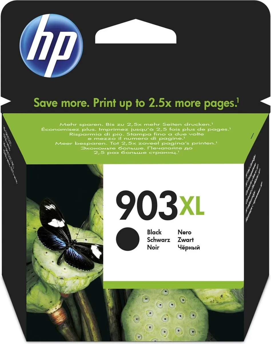 HP 903 & 903XL Inktcartridges - 2x Zwart XL + Kleur - o.a. OfficeJet Pro 6970