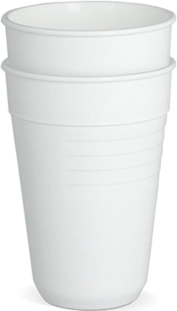 Mepal Herbruikbare Koffiebeker - 36 Stuks - 180ml - Wit