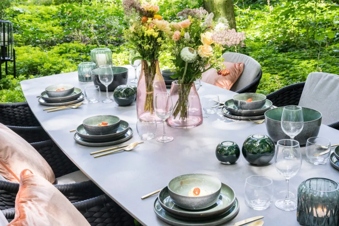 Cosy&Trendy Lerida Meadow Dinerbord - 26cm - Groen