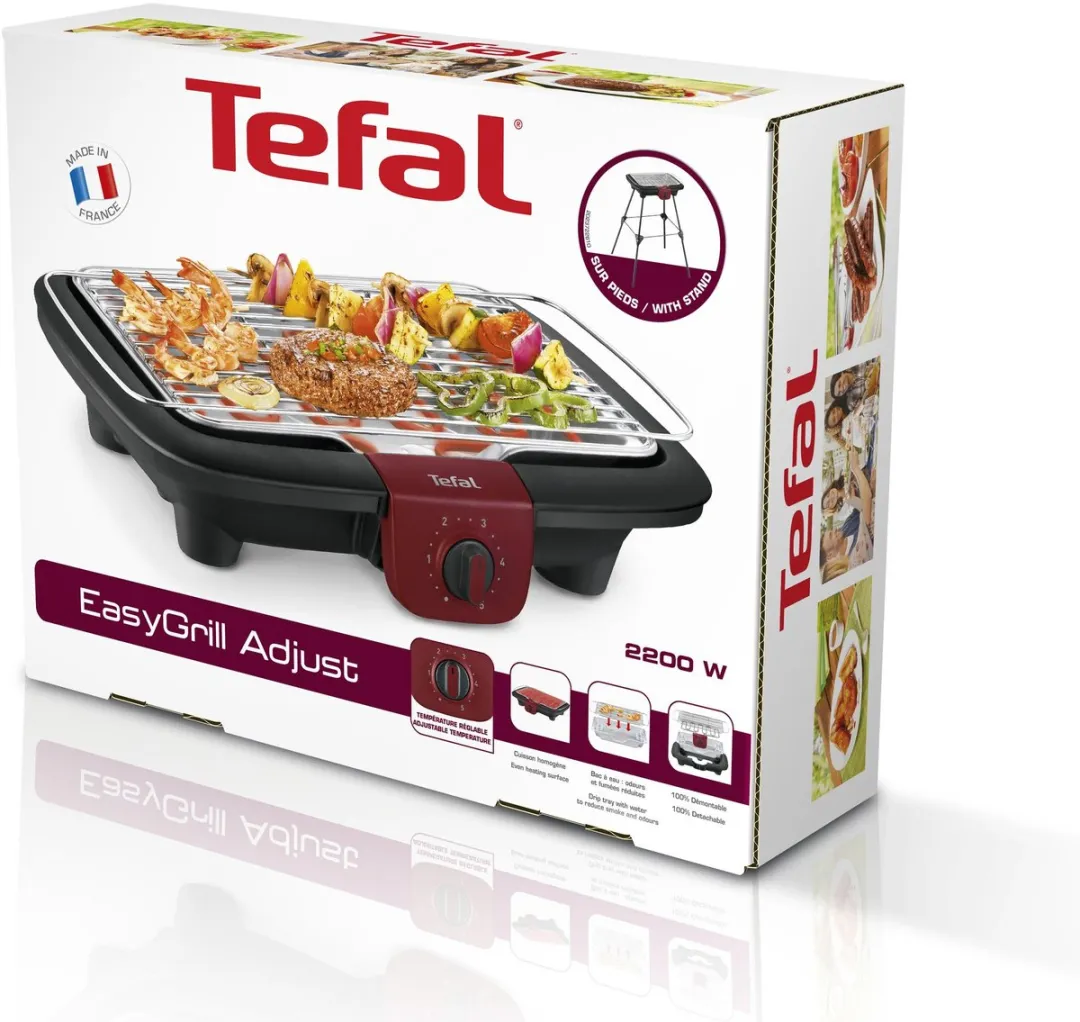 Tefal EasyGrill BG90F5 Elektrische Barbecue 2300W - 35x42cm - afbeelding 6 van 6