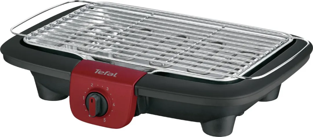 Tefal EasyGrill BG90F5 Elektrische Barbecue - 35x42 cm - 2300W - Met Onderstel - Voor Buiten en Binnen