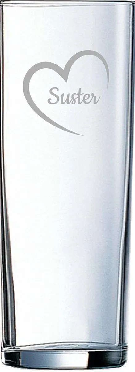 Arcoroc Suster Mei Hert Gegraveerd Longdrinkglas 31cl