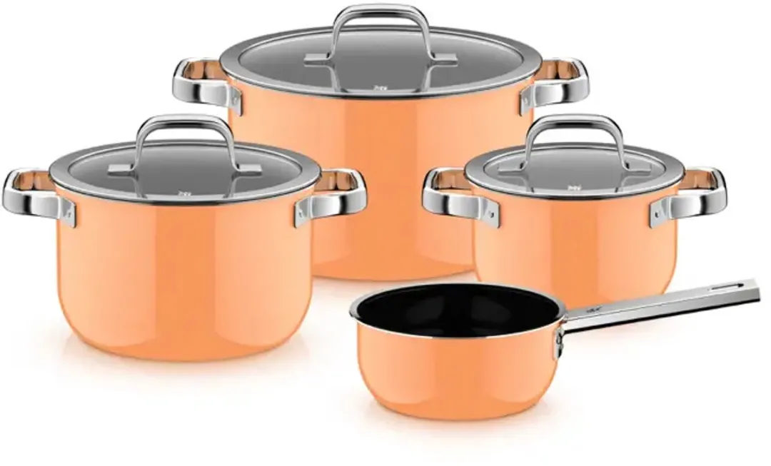 WMF Fusiontec 2.0 Mineral Pro Pannenset 4-delig - Oranje