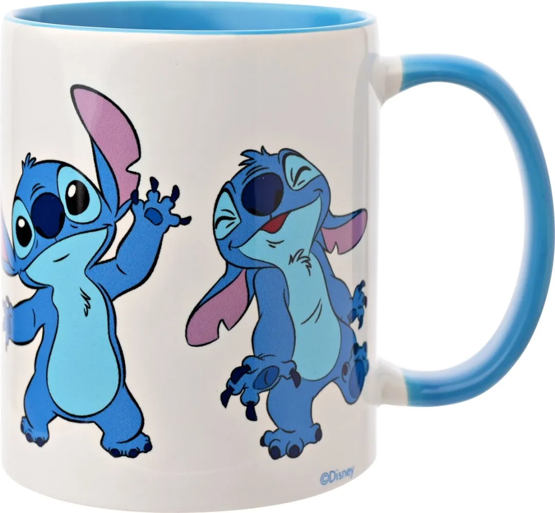 Disney Classic Stitch Beker 250ml - Wit Blauw