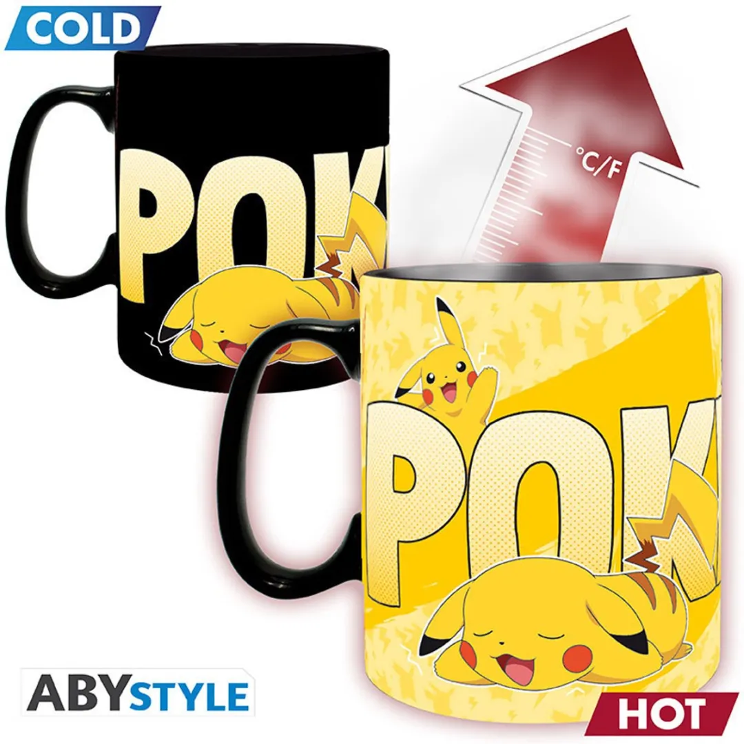 Pokémon Pikachu Thermomokken Set - 2x 460ml - Keramiek - afbeelding 6 van 6