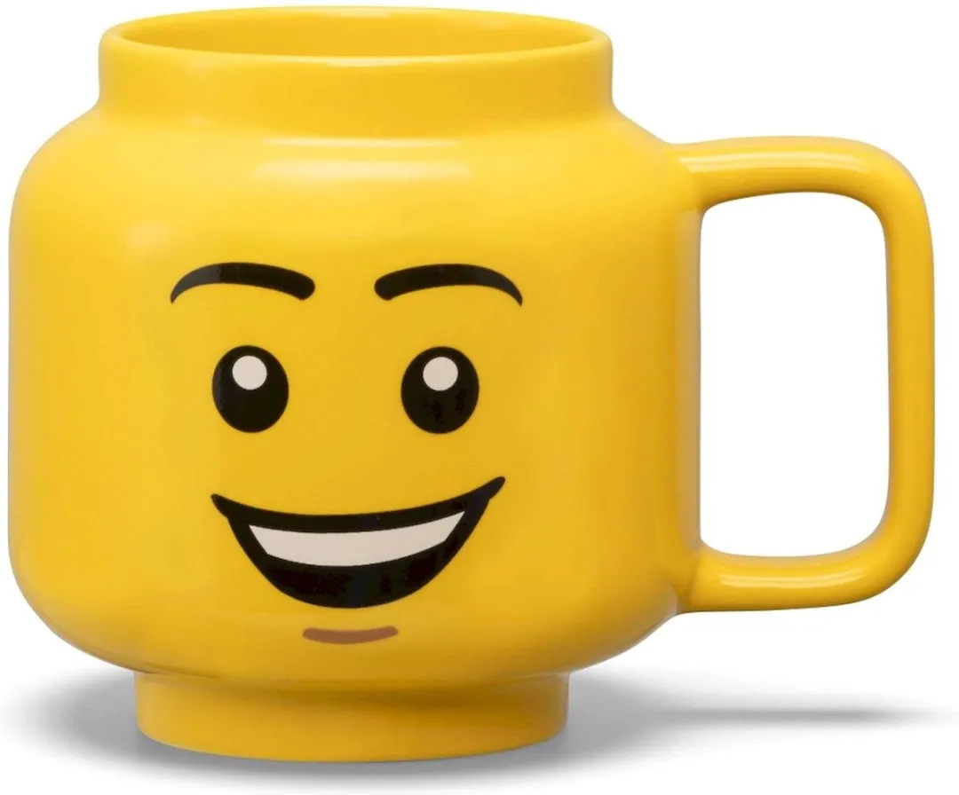LEGO Keramische Mok Hoofd Happy Boy 530ml