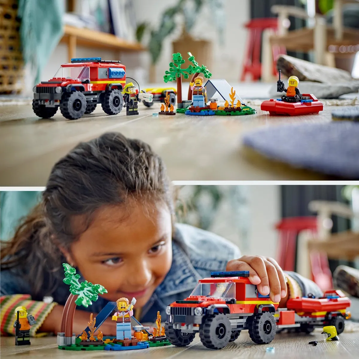 LEGO City 4x4 Brandweerauto 60412 - 301 Stukken
