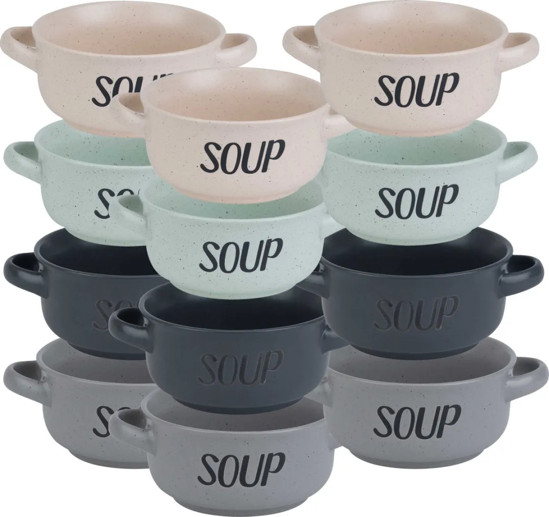 Cosy&Trendy Soepkommen Set 12 Stuks