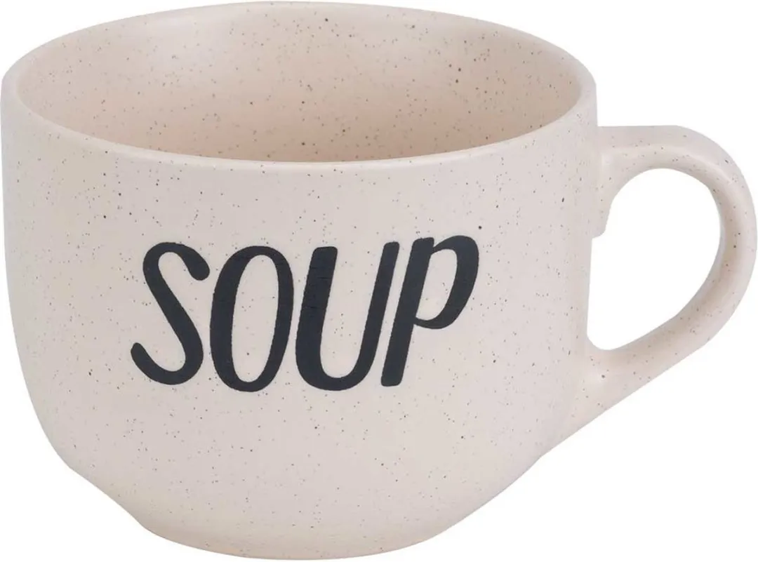 Cosy&Trendy Soepbekers 11cm - 2 Stuks 510ml - Crème