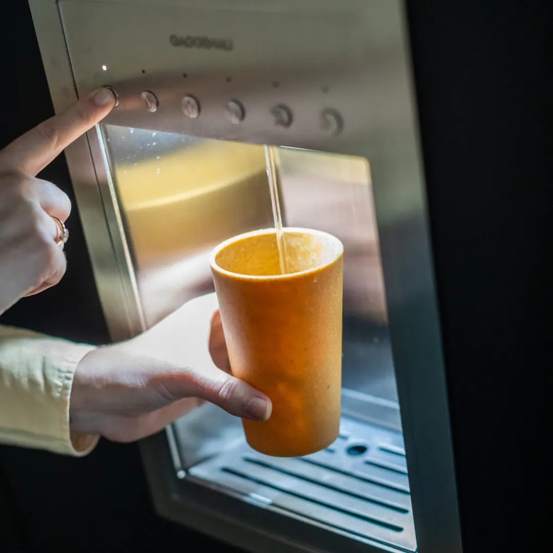 Koziol Connect Drinkbekers 350ml - 2 Stuks - Bruin