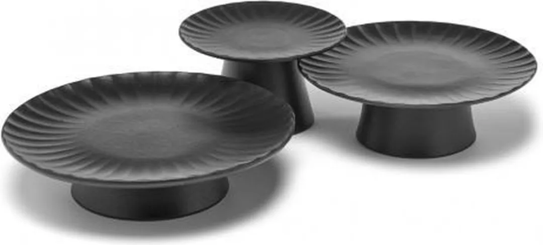 Serax Taartenplateau Sergio Herman 24cm - Zwart