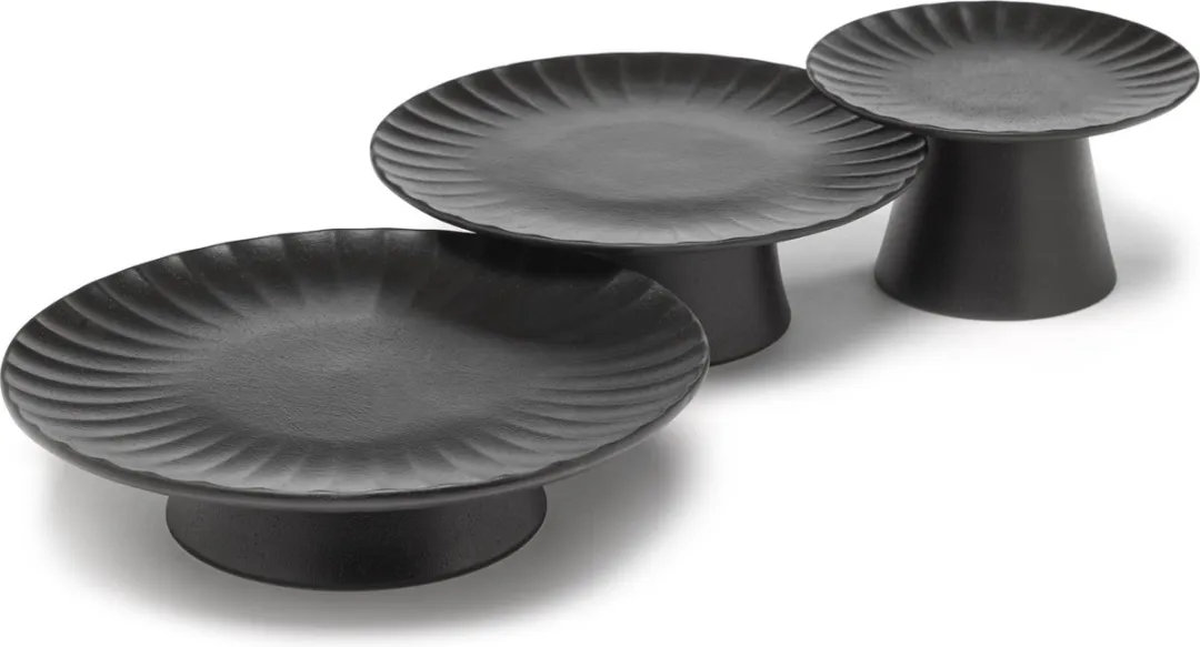 Serax Taartenplateau Sergio Herman 24cm - Zwart