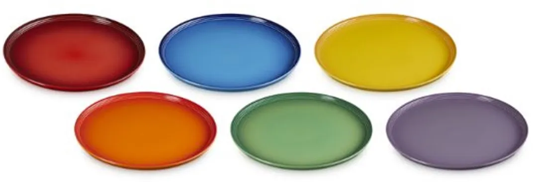 Le Creuset Dinerborden Regenboog