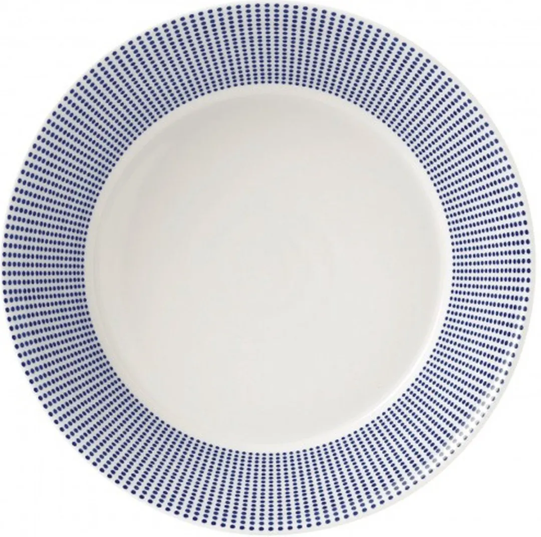 Royal Doulton Pacific Dots Pastabord 23cm - Blauw