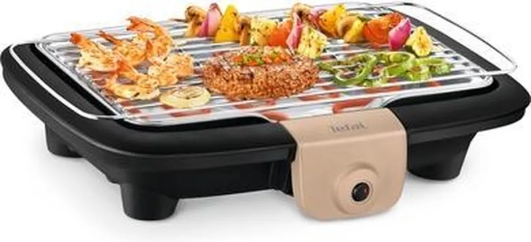 Tefal Easygrill BG90C814 Contactgrill - 1 Brander - Zwart/Taupe