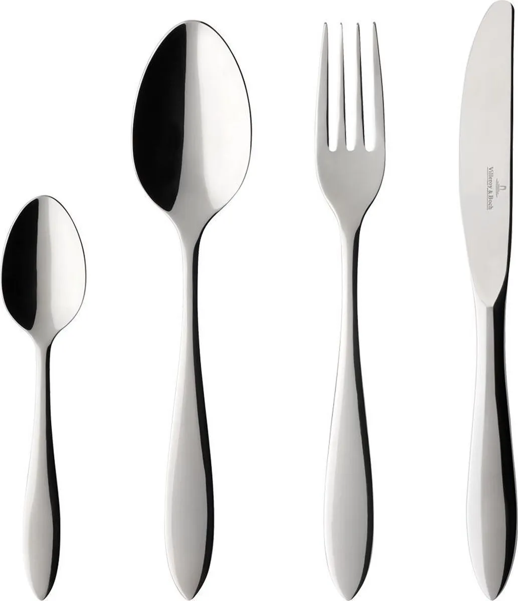Villeroy & Boch Arthur Bestekcassette 24-delig - 44x28x5cm - Zilver - afbeelding 6 van 6