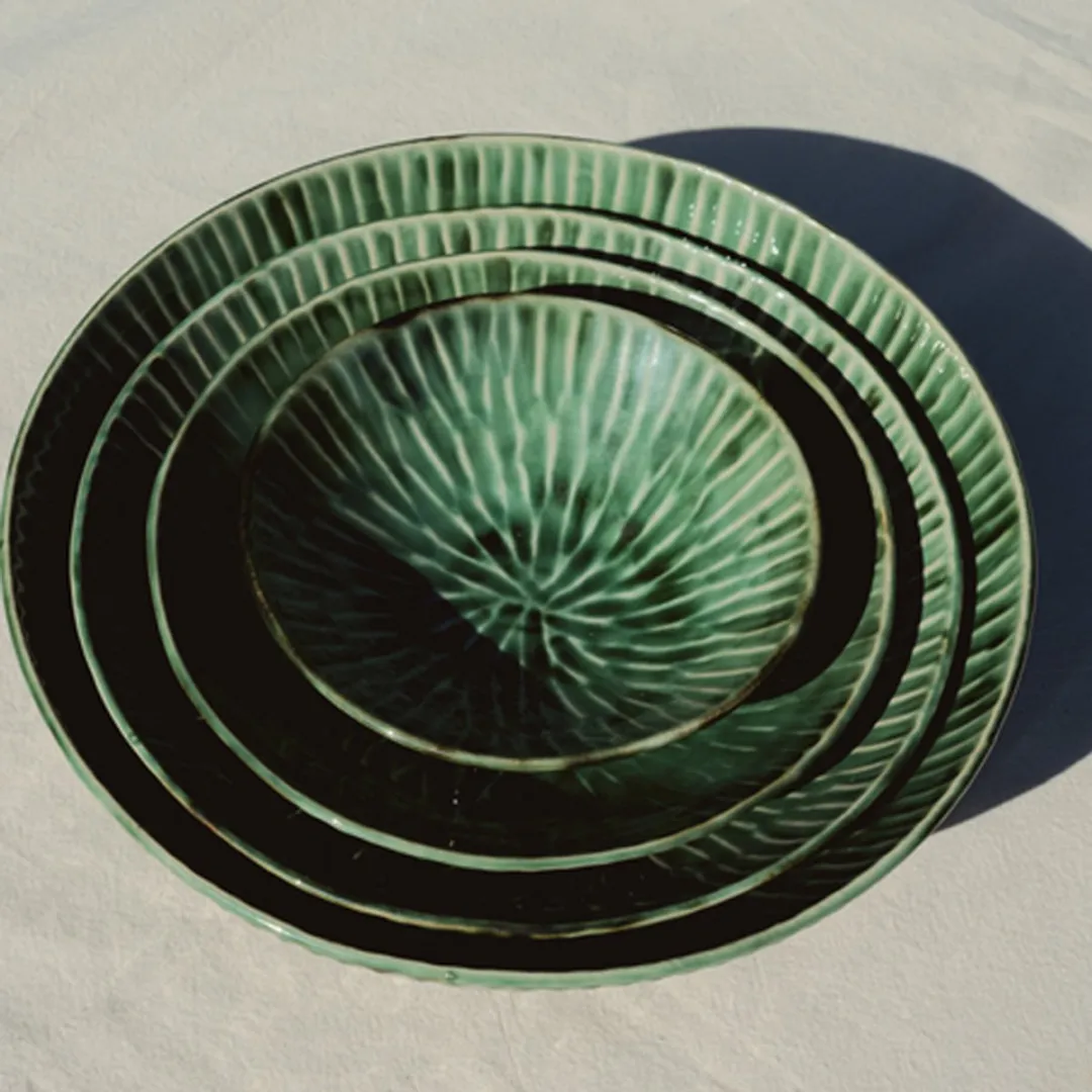 Serax Verde Lanza Kom Ø12cm - 2 Stuks - Groen