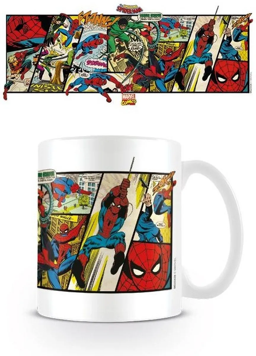 Spider-Man Beker 325ml MG23438 - Wit