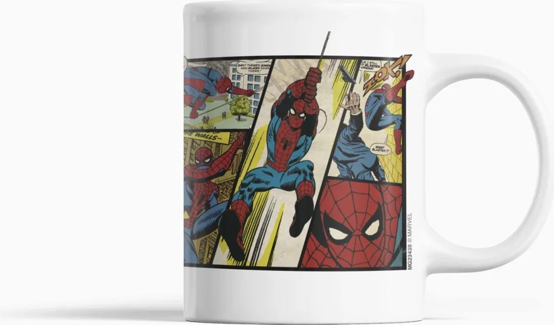 Spider-Man Beker 325ml MG23438 - Wit